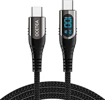 Ocetea USB-C to USB-C cable 100W 1m black