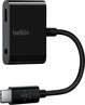 Belkin 3.5mm-jack audio + USB-C Charge RockStar adapter 0.15m black