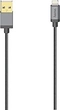 Hama USB кабель for iPhone/iPad with Lightning connector USB 2.0 metal 0.75m