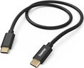 Hama charging cable fabric USB-C/USB-C 1.5m nylon black