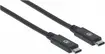 Manhattan USB 3.2 Gen 2 type-C cable 1.0m black