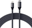 Satechi USB-C to Lightning кабель space Gray