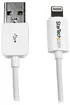 StarTech Lightning/USB-adapter cable, white 2m