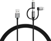 Varta 3in1 Speed Charge & Sync кабель 2m black