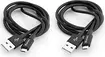Verbatim micro USB Sync- and charging cable 1m black, 2-pack