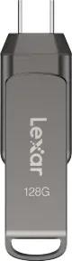 Lexar JumpDrive D400 128GB, USB-A 3.0/USB-C 3.0