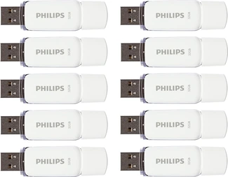 Philips Snow Edition 32GB, USB-A 2.0, 10er-Pack