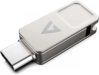 V7 2-in1 USB-Stick 128GB, USB-A 3.0/USB-C 3.0