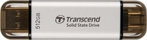 Transcend ESD310S Silver 512GB, USB-A 3.1/USB-C 3.1