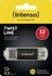 Intenso Twist Line 32GB, USB-A 3.0/USB-C 3.0