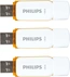Philips Snow Edition 128GB, USB-A 2.0, 3er-Pack