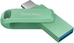 SanDisk Ultra Dual Drive Go USB Type-C Absinthe Green 128GB, USB-A 3.0/USB-C 3.0