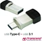Transcend JetFlash 890 128GB, USB-A 3.0/USB-C 3.0