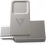 V7 2-in1 USB-Stick 128GB, USB-A 3.0/USB-C 3.0