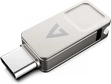 V7 2-in1 USB-Stick 128GB, USB-A 3.0/USB-C 3.0