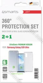 4smarts 360° Premium Protection set UltraSonix for Samsung Galaxy S20 Ultra black 