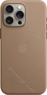 Apple Feingewebe case with MagSafe for iPhone 15 Pro Max Taupe 
