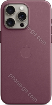 Apple Feingewebe case with MagSafe for iPhone 15 Pro Max Mulberry 