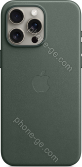 Apple Feingewebe case with MagSafe for iPhone 15 Pro Max immergrün 