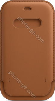 Apple iPhone 12/12 Pro Leather Sleeve with MagSafe Saddle Brown 