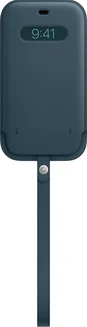 Apple iPhone 12 Pro Max Leather Sleeve with MagSafe Baltic синий
