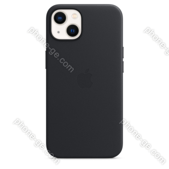 Apple iPhone 13 Leather Case with MagSafe Midnight 
