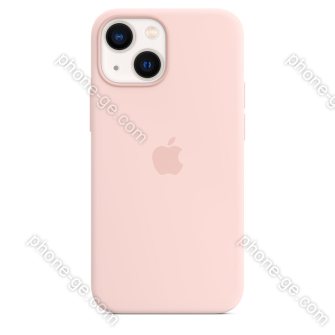 Apple iPhone 13 Mini Silicone Case with MagSafe Chalk Pink 