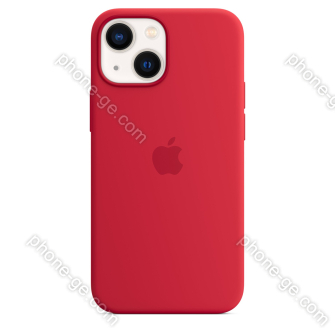 Apple iPhone 13 Mini Silicone Case with MagSafe (PRODUCT)RED 