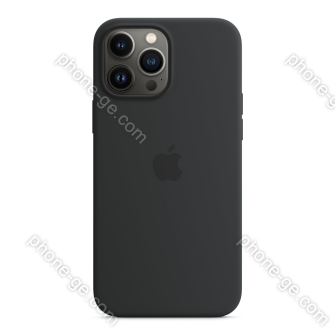 Apple iPhone 13 Pro Max Silicone Case with MagSafe Midnight 