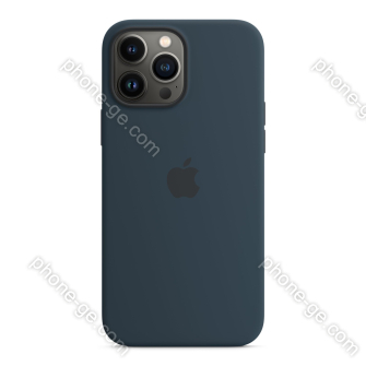 Apple iPhone 13 Pro Max Silicone Case with MagSafe Abyss Blue 