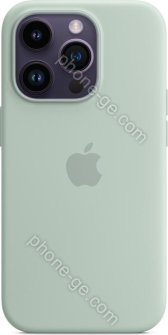 Apple silicone case with MagSafe for iPhone 14 Pro agavengrün 
