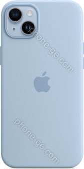 Apple silicone case with MagSafe for iPhone 14 Plus sky 