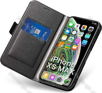 Aunote wallet for Apple iPhone XS Max black 