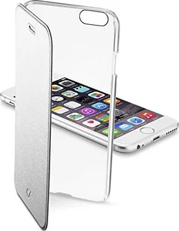 Cellularline clear Book для Apple iPhone 6/6s silver