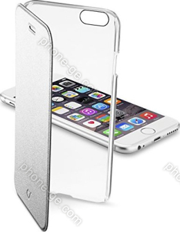 Cellularline clear Book for Apple iPhone 6/6s silver 