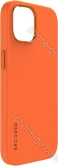 Decoded AntiMicrobial Silicone Back Cover for Apple iPhone 15 Apricot 