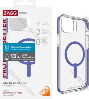 Gear4 Santa Cruz Snap for Apple iPhone 14 Plus Periwinkle 