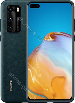 Huawei PU case for P40 ink green 