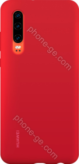 Huawei Silicone car case for P30 red 