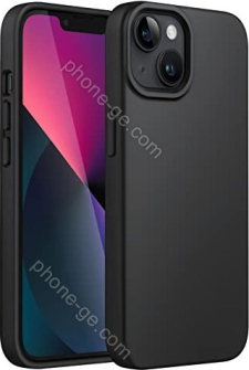 JETech silicone sleeve for Apple iPhone 13 black 