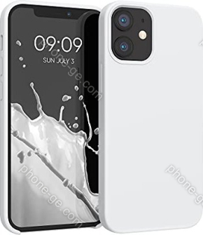 KWMobile TPU Silicone case for Apple iPhone 12 mini white 