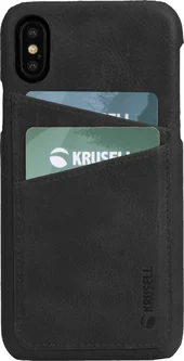 Krusell Sunne 2 Card Cover для Apple iPhone XS Max Black