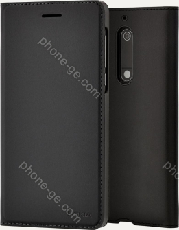 Nokia CP-302 Slim Flip case for Nokia 5 black 