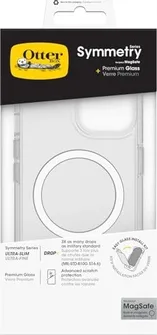 Otterbox Symmetry clear with MagSafe + Premium glass для Apple iPhone 15