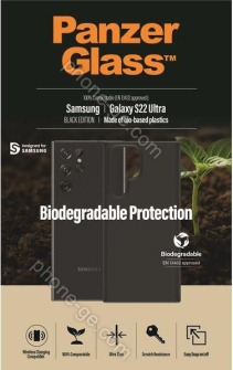 PanzerGlass Biodegradable case for Samsung Galaxy S22 Ultra black 