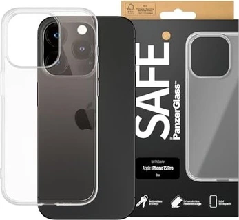 PanzerGlass Safe case для Эпл Айфон 15 Про прозрачный