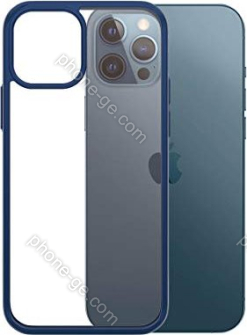 PanzerGlass clear case colour AntiBacterial Limited Edition for Apple iPhone 12 Pro Max blue 
