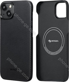 Pitaka MagEZ case 4 Twill for Apple iPhone 15 black/grey 