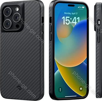 Pitaka MagEZ case Pro 3 Twill for Apple iPhone 14 Pro black/grey 