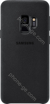 Samsung EF-XG960AB Alcantara Cover for Galaxy S9 black 